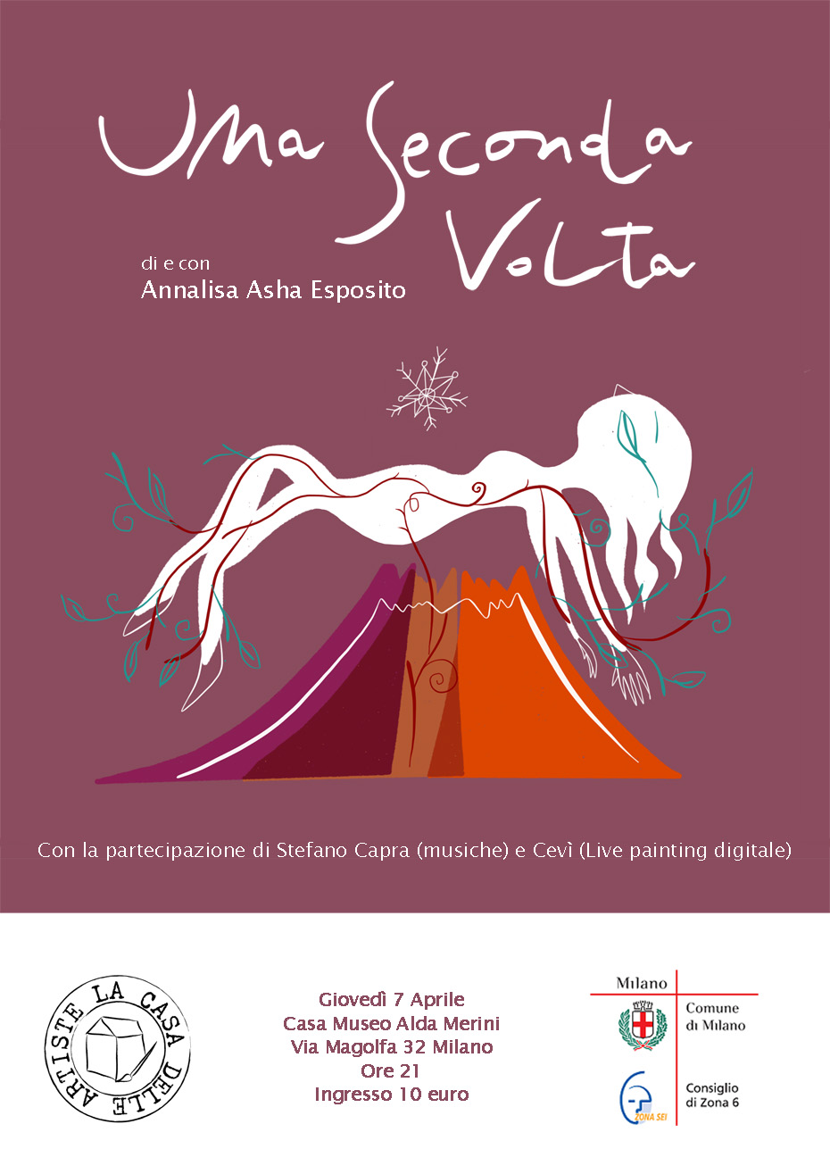 Live painting per “Una Seconda Volta” Di Asha