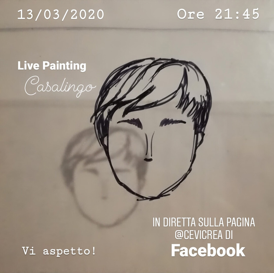 Live Painting casalingo #Restiamoacasa